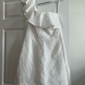 Lily Pulitzer Kipton  white romper ; size 8
